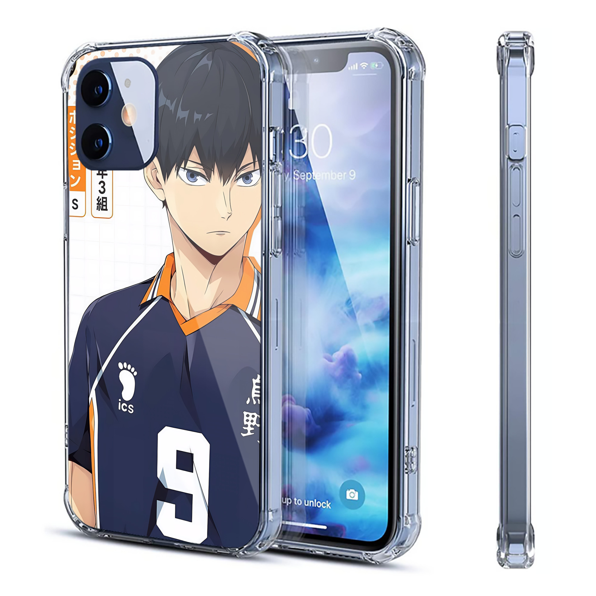 （画像用） ハイキュー!! Haikyu!! 【iPhone 12シリーズ対応】透明スマホケース（クリアソフトケース）